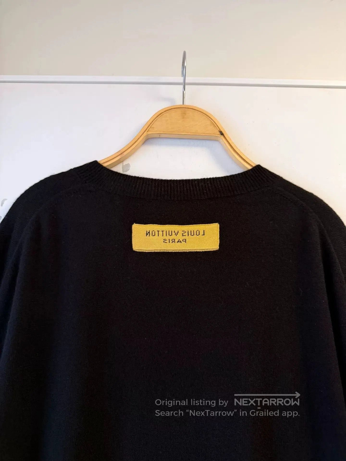 Louis Vuitton Louis Vuitton Black Cashmere Knit Sweater. Size US XL / EU 56 / 4 - 4 Thumbnail