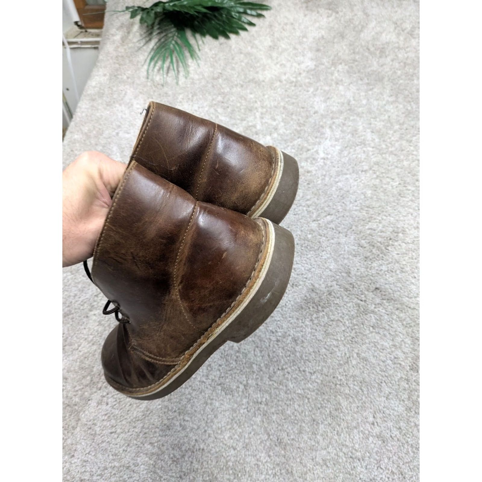 Clarks Clarks Desert Chukka Boot Mens 9 Brown Leather Lace Up Size US M / EU 48-50 / 2 - 6 Thumbnail
