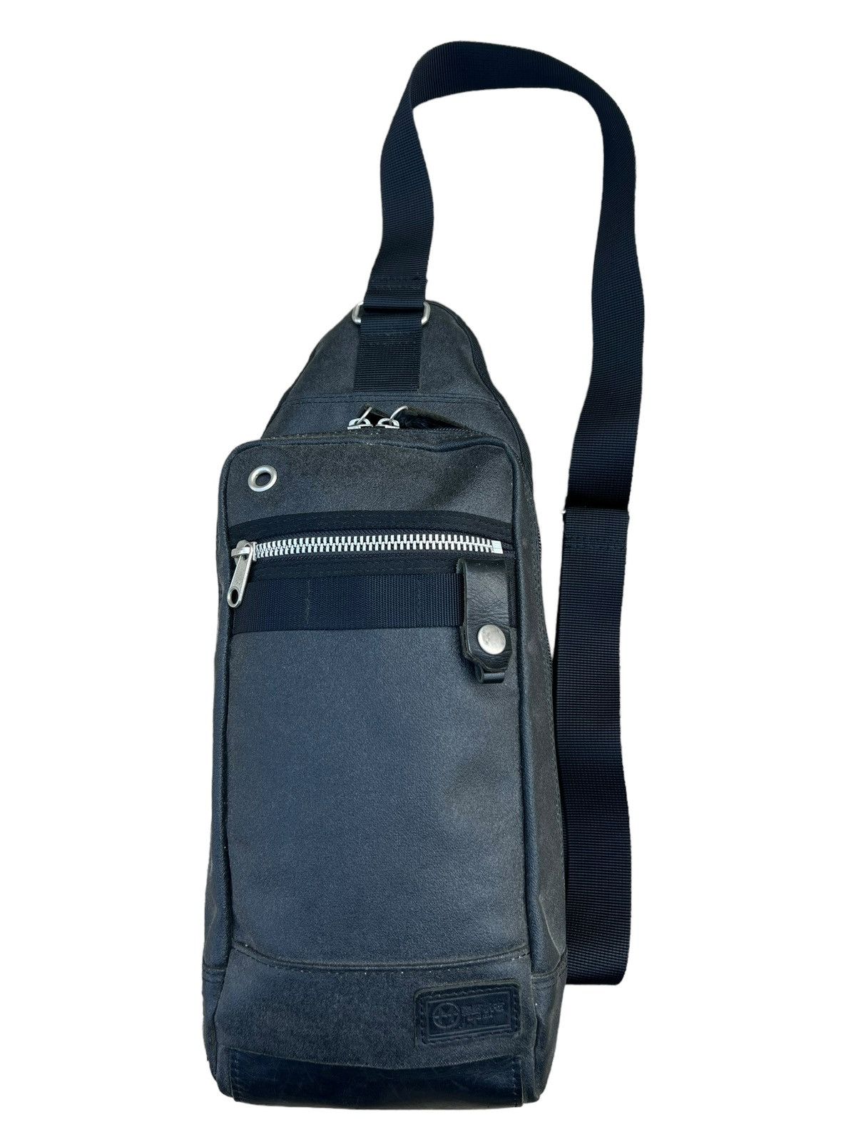 Japanese Brand × Leather Vintage SEAL Japan Waxed Canvas Leather Crossbody Bag Size ONE SIZE - 5 Thumbnail