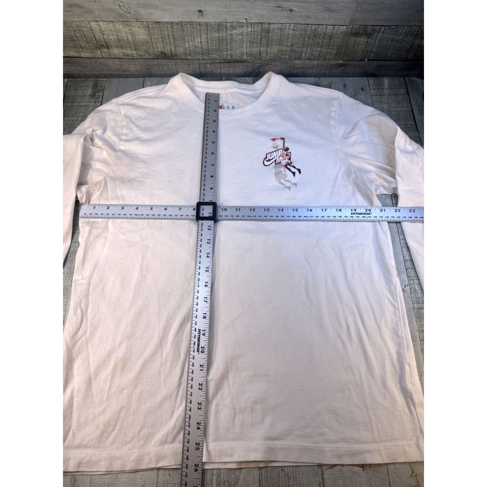 Jordan Brand Air Jordan Jumpman White Graphic T Shirt Mens XXL Short Sleeve L NBA Champs 98 Size US L / EU 52-54 / 3 - 6 Thumbnail