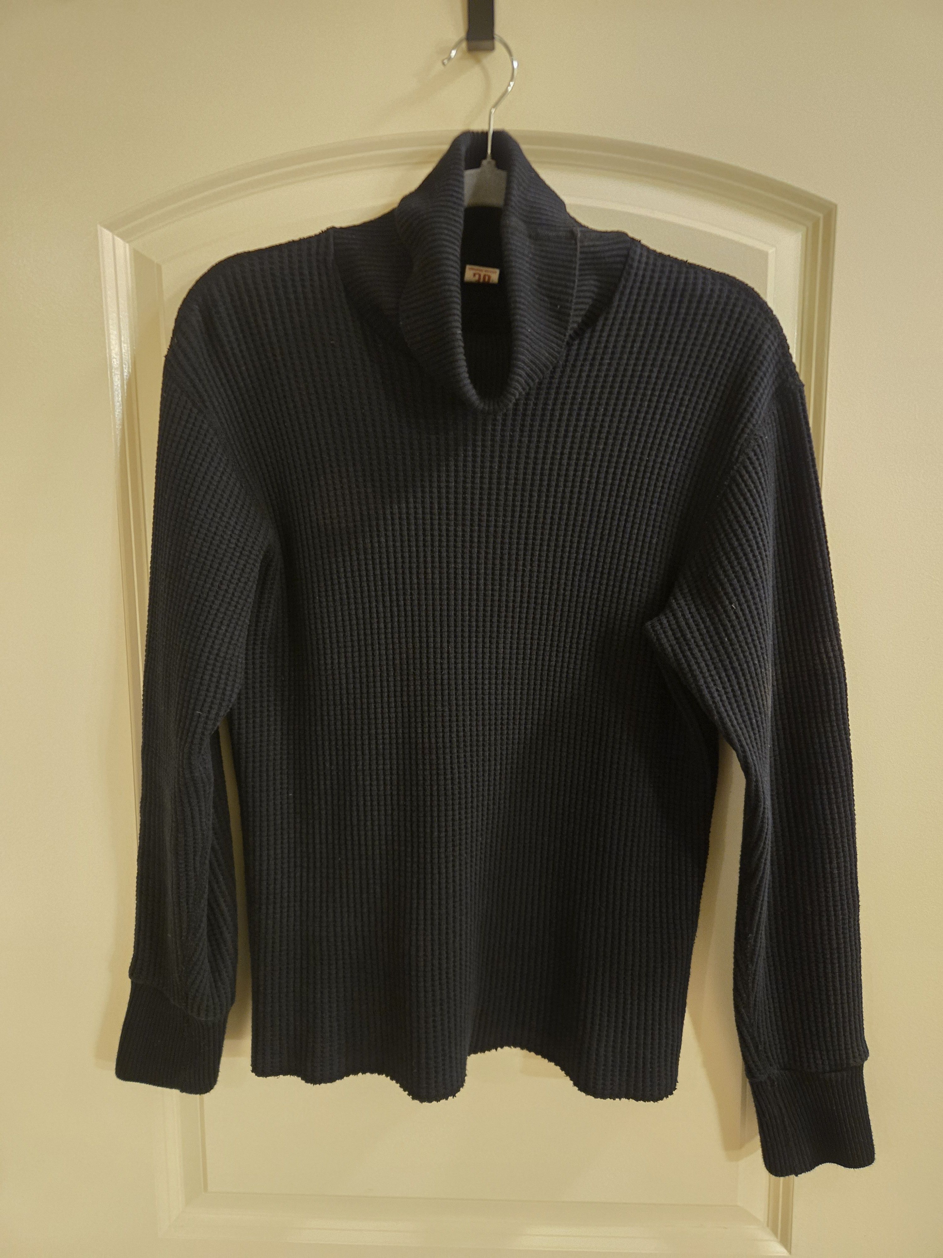 The Real McCoy's High Neck Thermal Shirt (DARK NAVY) Size US M / EU 48-50 / 2 - 1 Thumbnail