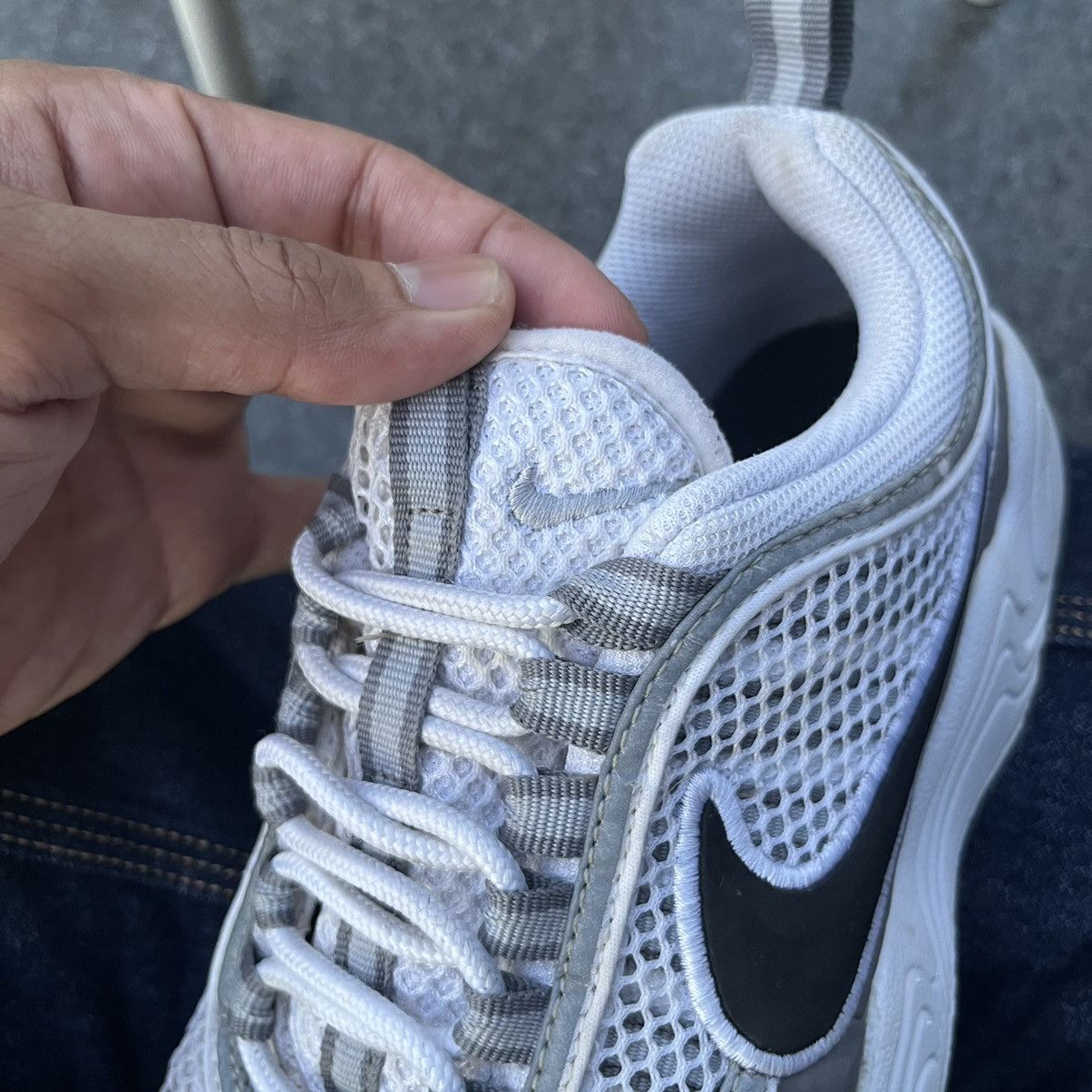 Nike Nike Air Zoom Spiridon QS Light Ash Shoes Size US 6 / EU 39 - 7 Thumbnail