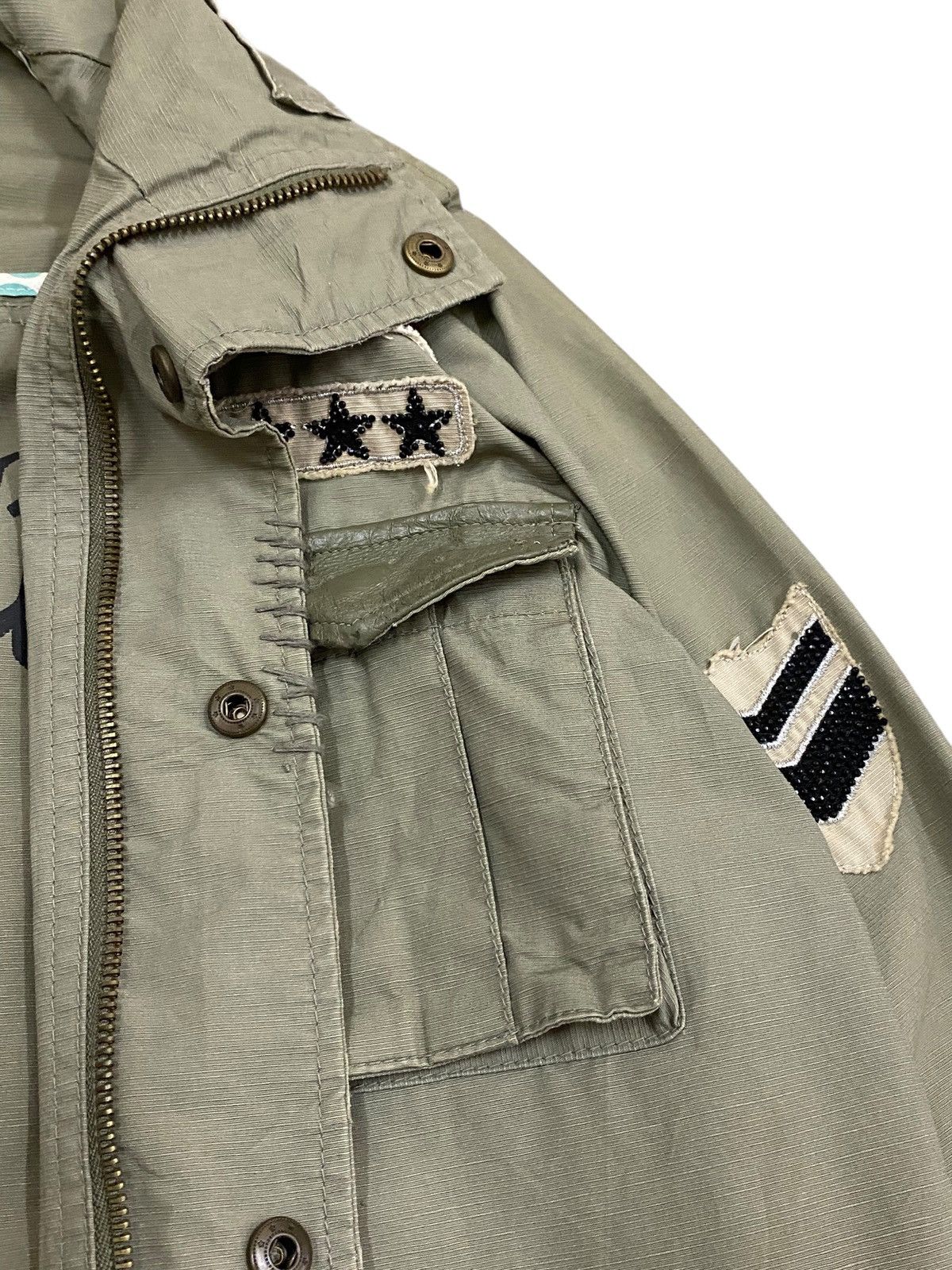 Vintage Vtg Jacket Military Style Size US L / EU 52-54 / 3 - 5 Thumbnail