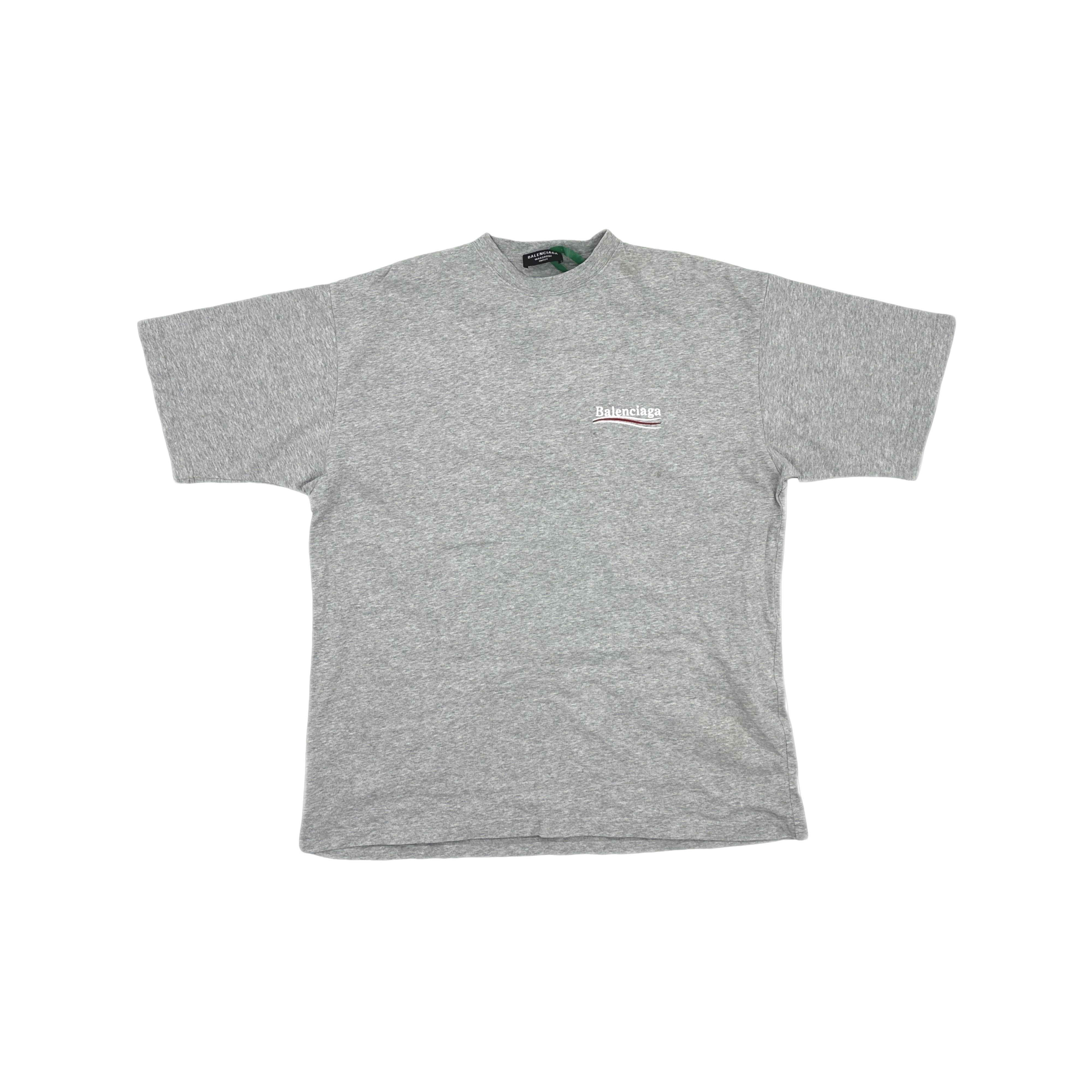 Balenciaga Balenciaga Political Campaign T-Shirt Gray L Size US L / EU 52-54 / 3 - 1 Thumbnail