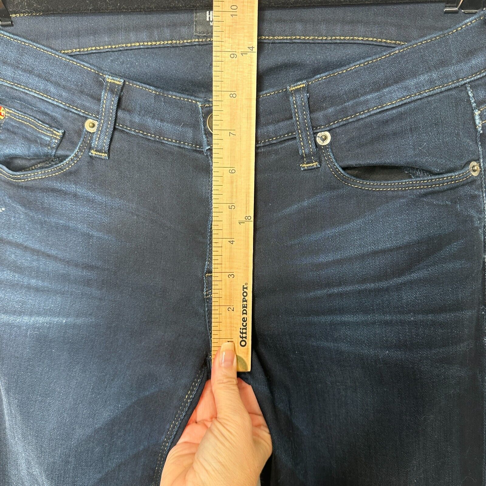 Hudson Hudson DarkAngel Flare Low-Rise 5 Pocket Denim Jean 26 Size 26" / US 2 / IT 38 - 14 Thumbnail