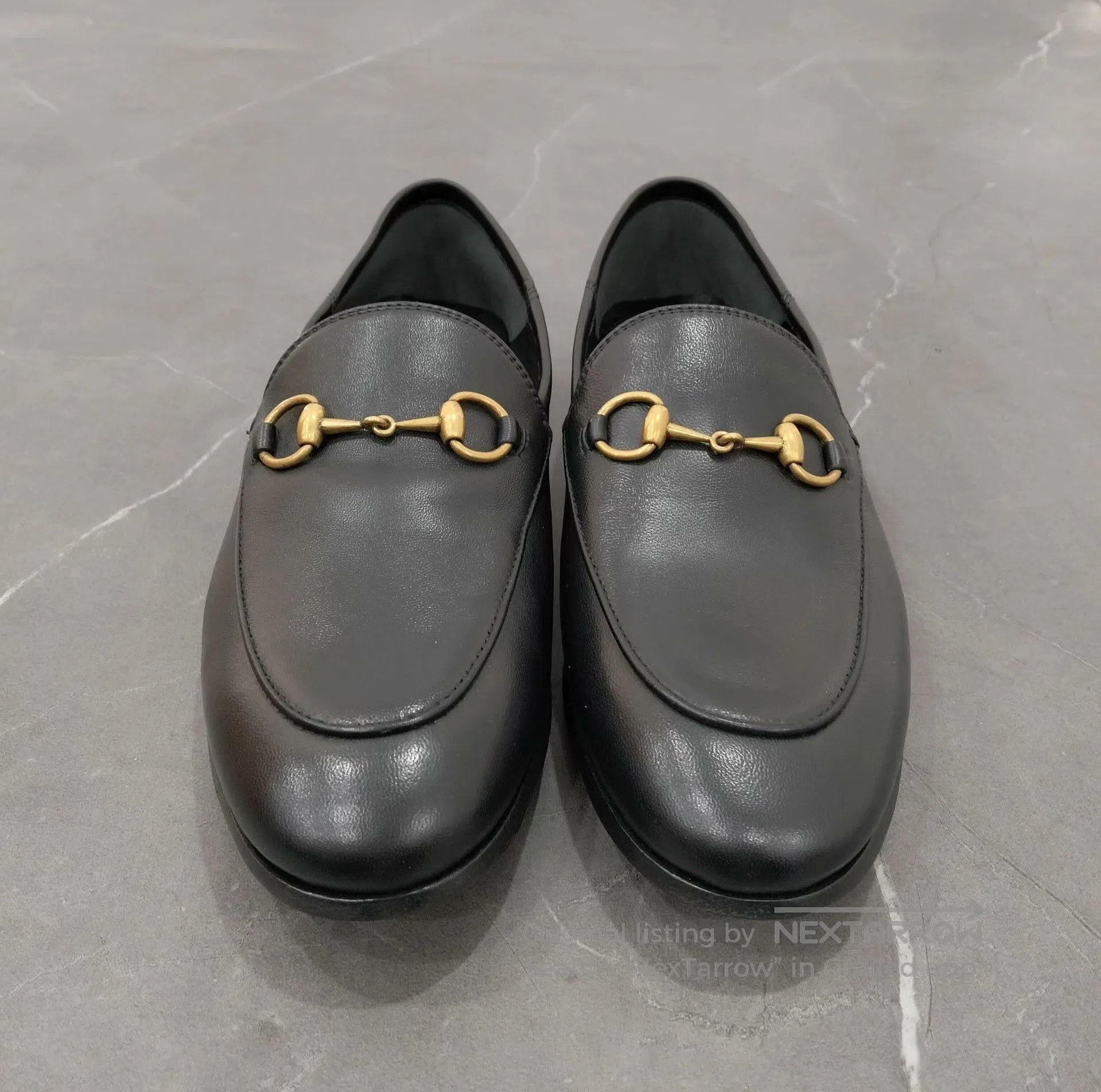 Gucci Gucci Black Leather Horsebit Loafers. Size US 4.5 / IT 34.5 - 7 Thumbnail