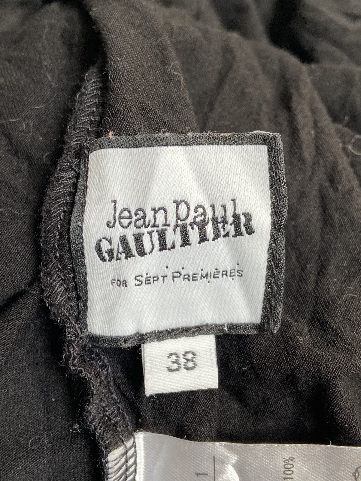 Jean Paul Gaultier JEAN PAUL GAULTIER Black T-shirt Size S / US 4 / IT 40 - 6 Thumbnail
