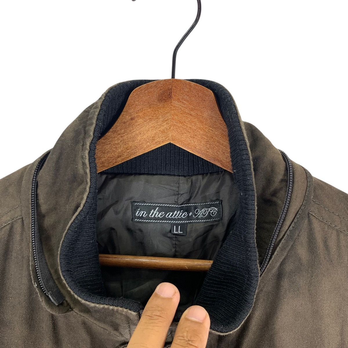 In The Attic × Japanese Brand × Vintage VINTAGE IN THE ATTICS BOMBER ZIPPER JACKET Size US L / EU 52-54 / 3 - 5 Thumbnail
