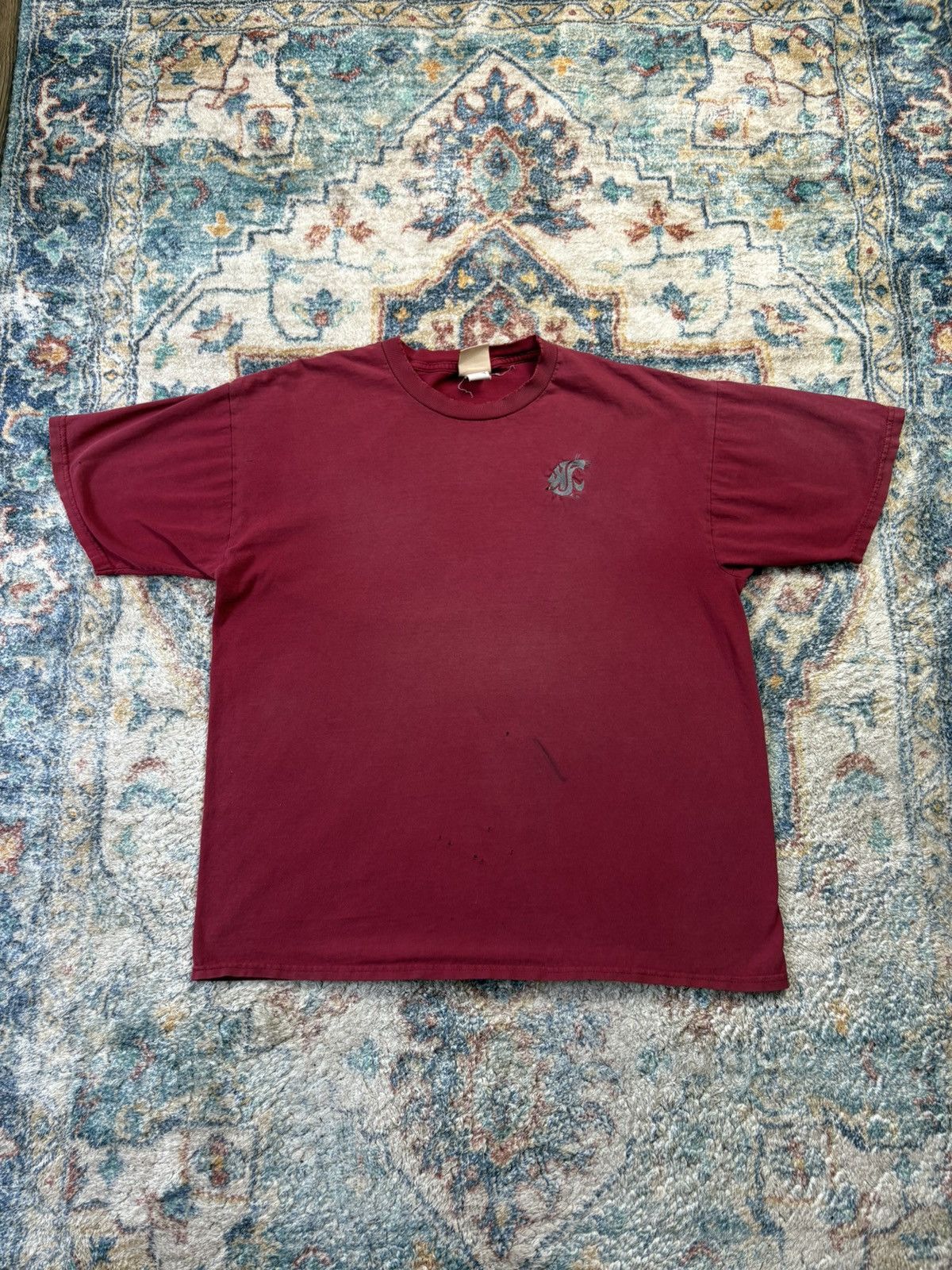 Vintage Vintage Washington State Cougars Distressed Logo T-shirt Size US L / EU 52-54 / 3 - 1 Thumbnail