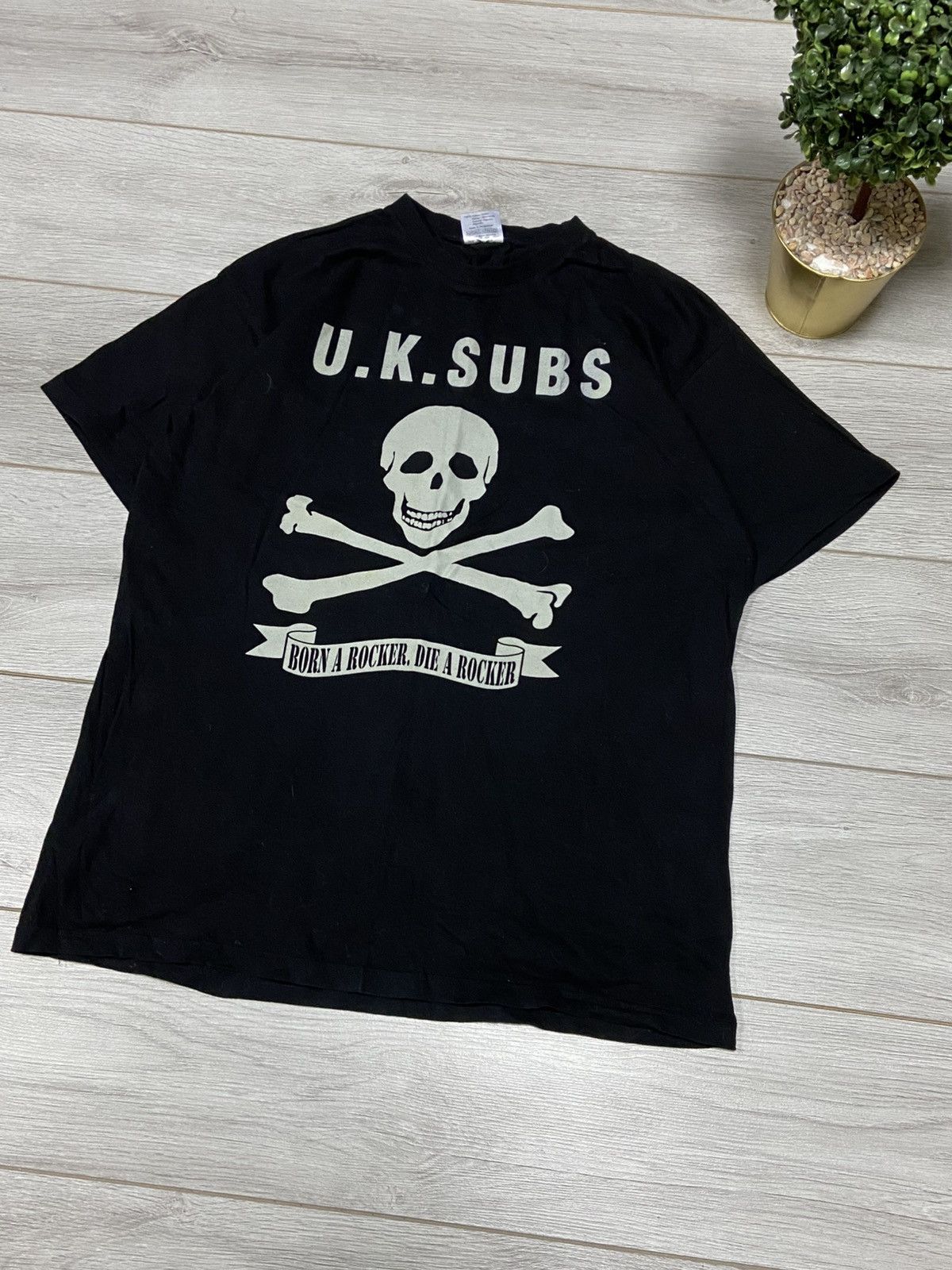 Band Tees Vintage Y2K UK SUBS skull ☠️ punk 30 years tour band tees Size US XL / EU 56 / 4 - 3 Thumbnail