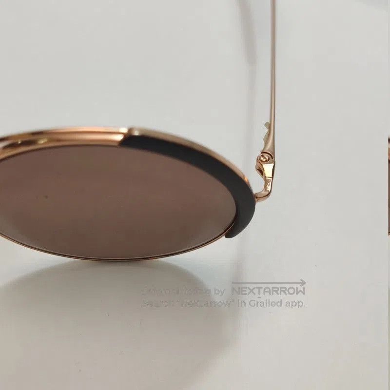Prada Prada Round Logo Sunglasses with Side Logo. Size ONE SIZE - 8 Thumbnail