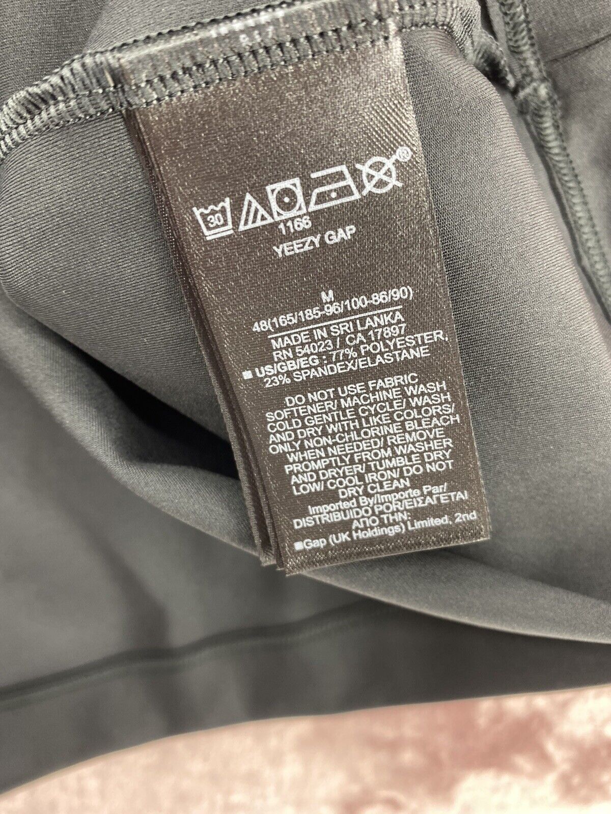 Gap × Kanye West Yeezy Gap by Balenciaga Women’s Tank Top Second Skin Black Size M / US 6-8 / IT 42-44 - 5 Thumbnail