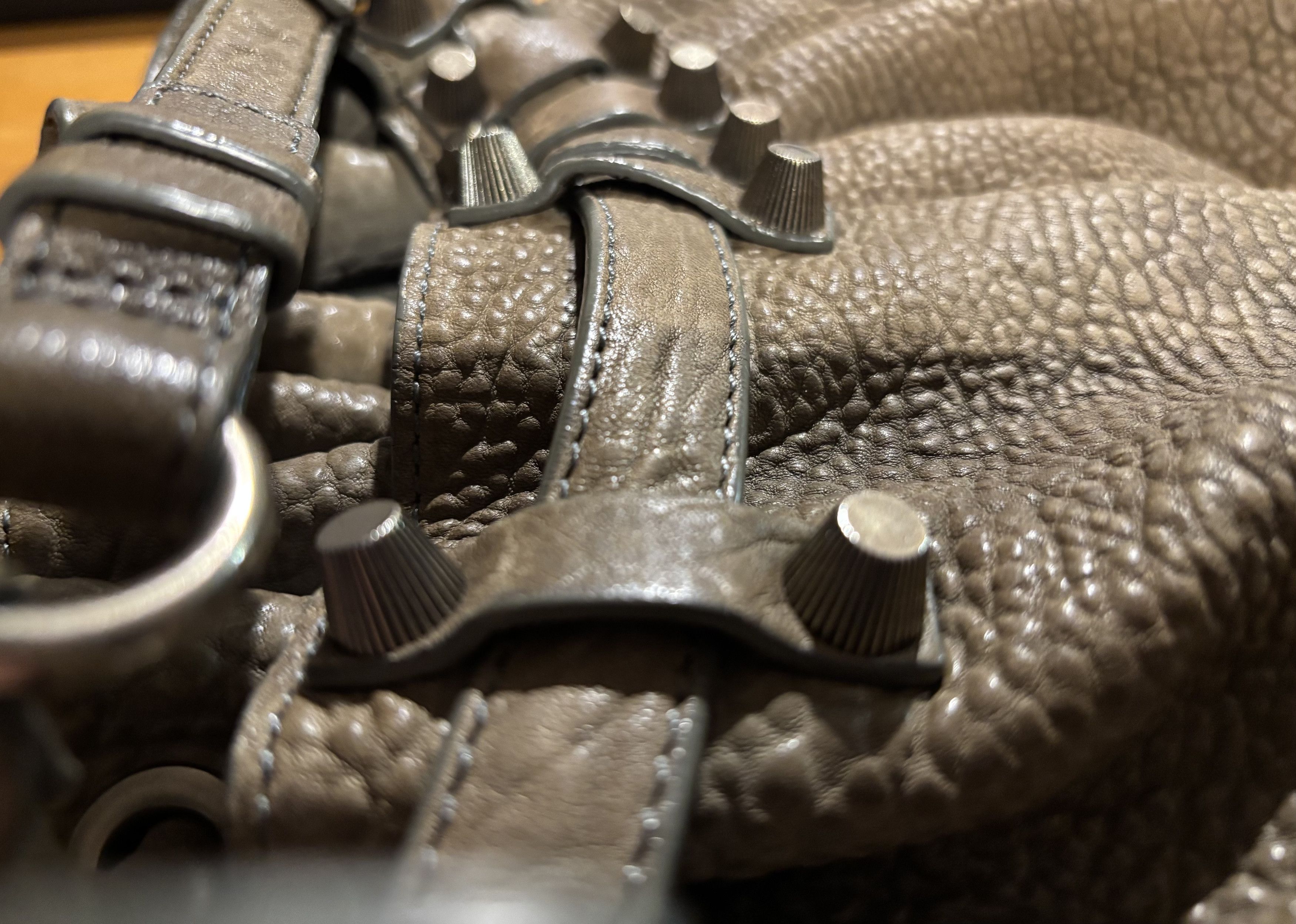 Alexander Wang The Diego Studded Leather Handbag Grey Size ONE SIZE - 17 Thumbnail