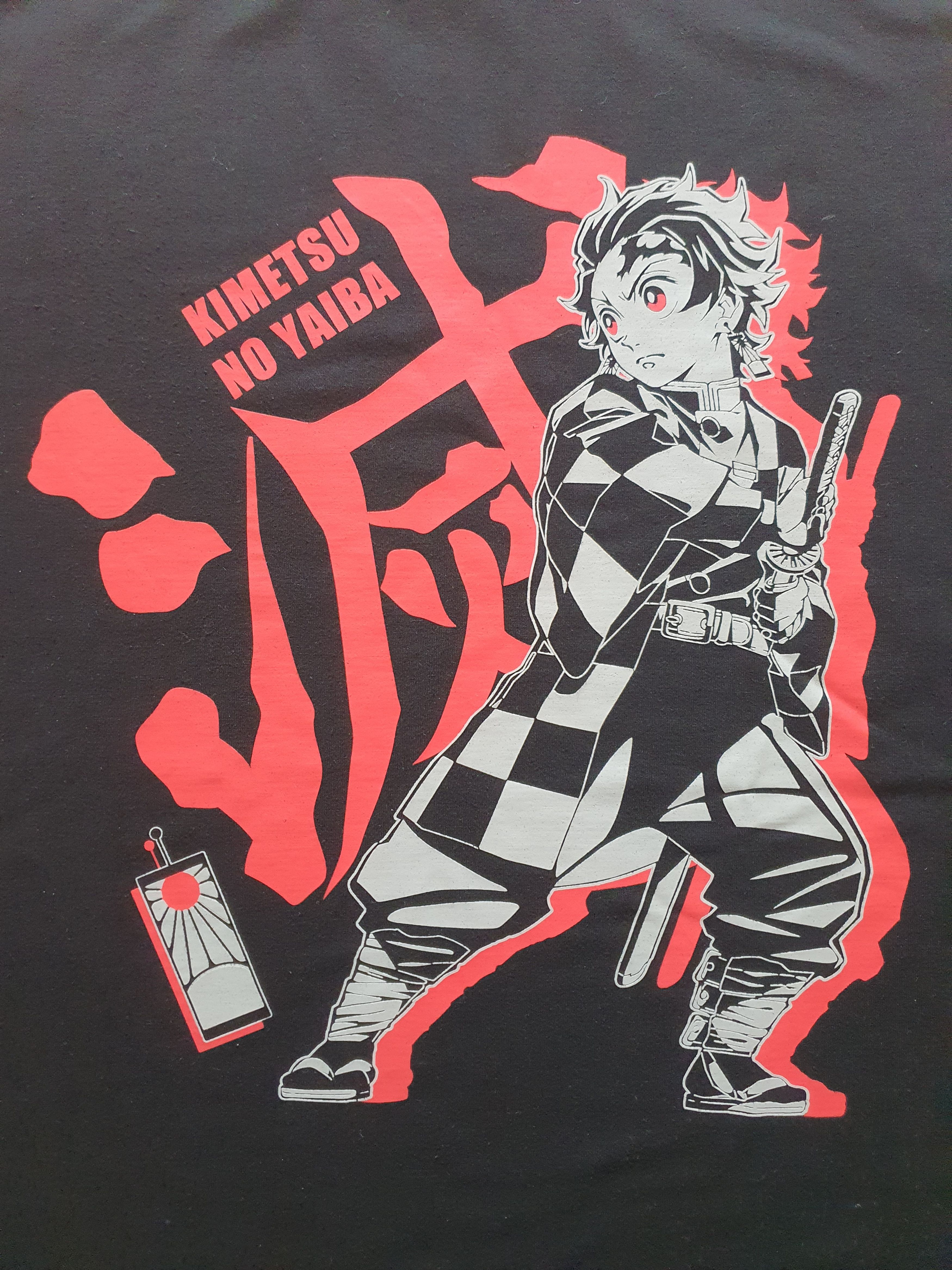 Anime DEMON SLAYER (Kimetsu No Yaiba) Graphic Short Sleeve Size US L / EU 52-54 / 3 - 7 Thumbnail