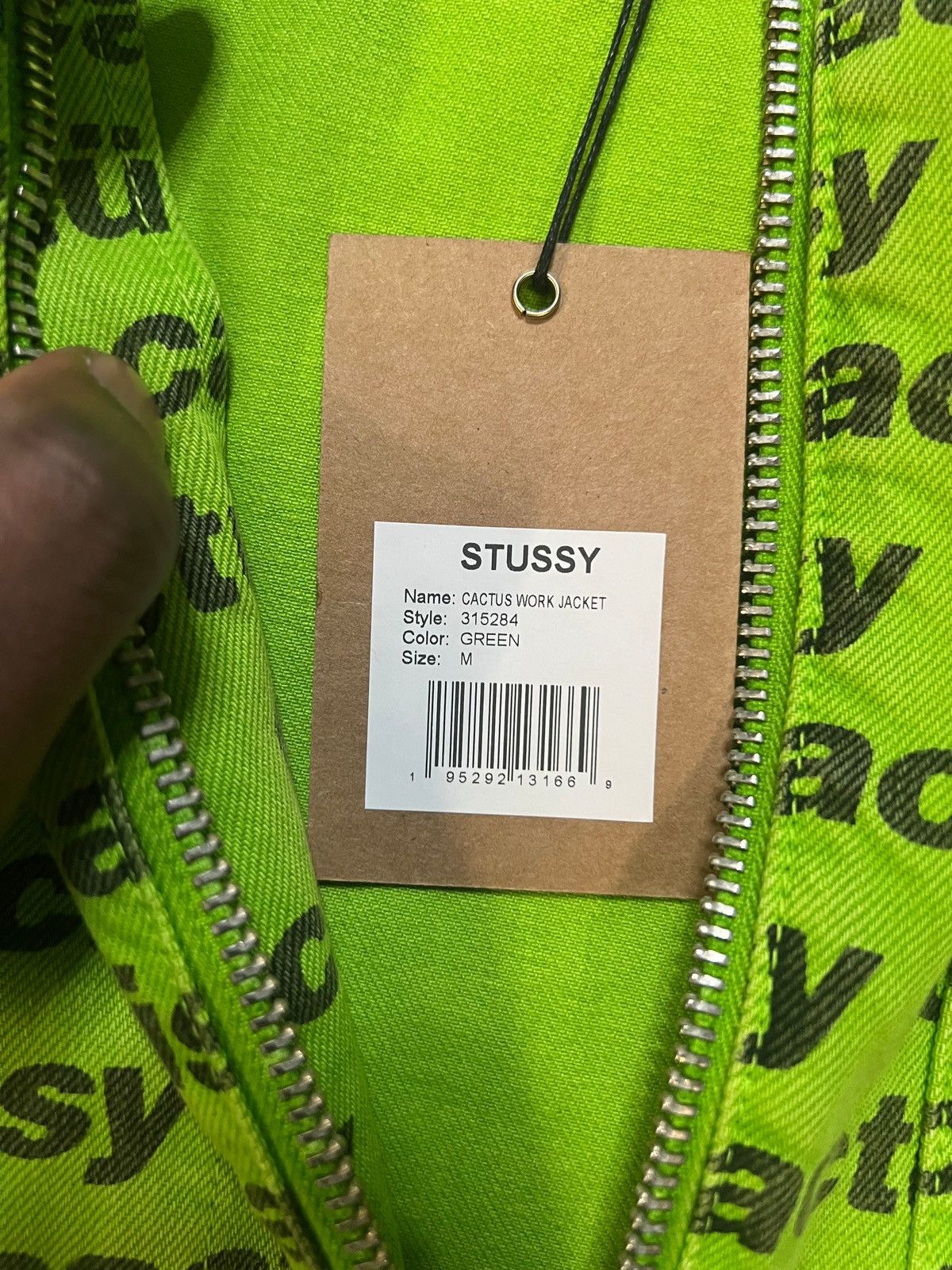 Cactus Plant Flea Market × Stussy Stussy X CPFM Zip up work jacket Size US M / EU 48-50 / 2 - 4 Thumbnail