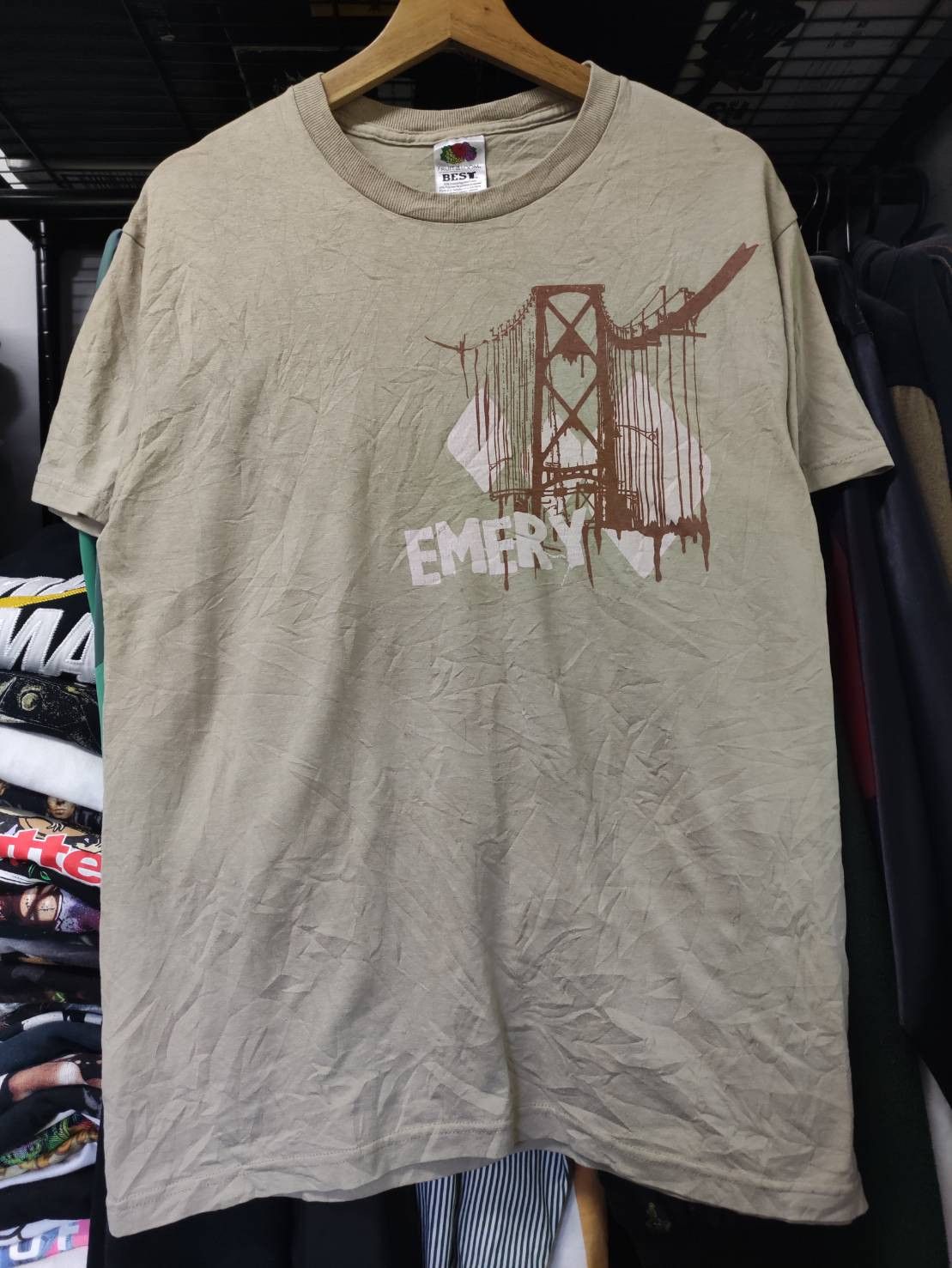 Band Tees Vtg 00's Emery " Gate Bridge " T-Shirt Size US M / EU 48-50 / 2 - 2 Thumbnail