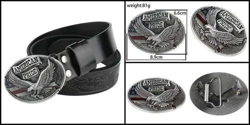 Designer Future Vintage Belt Riveted Belts Menswear Accessories Size ONE SIZE - 3 Thumbnail