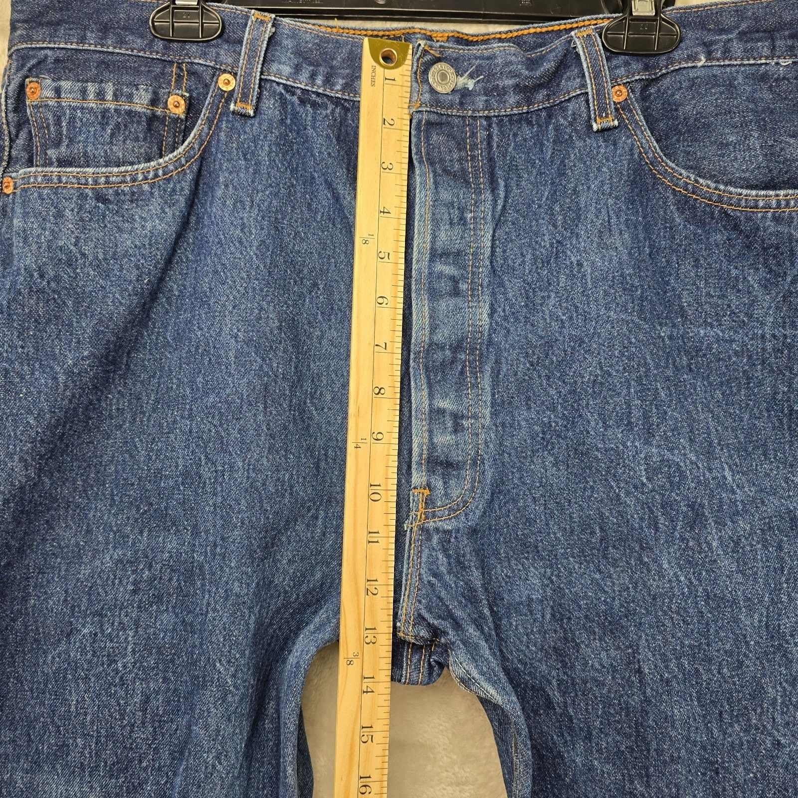 Levi's Vintage Levis 501xx Jeans 42x33 (fits 38x30) Marble USA Made Size US 38 / EU 54 - 14 Thumbnail