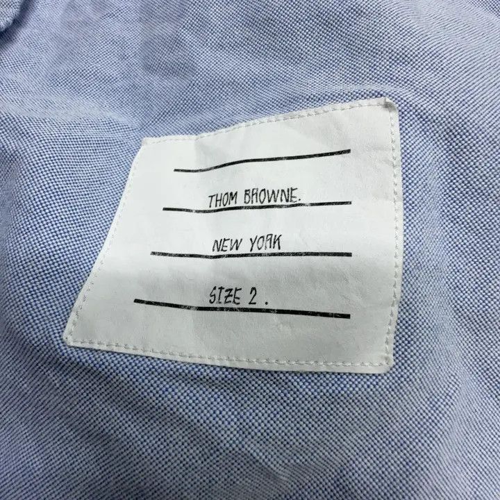Thom Browne Thom Browne Long Sleeve Cotton Shirt for Men -2507 Size US S / EU 44-46 / 1 - 1 Thumbnail