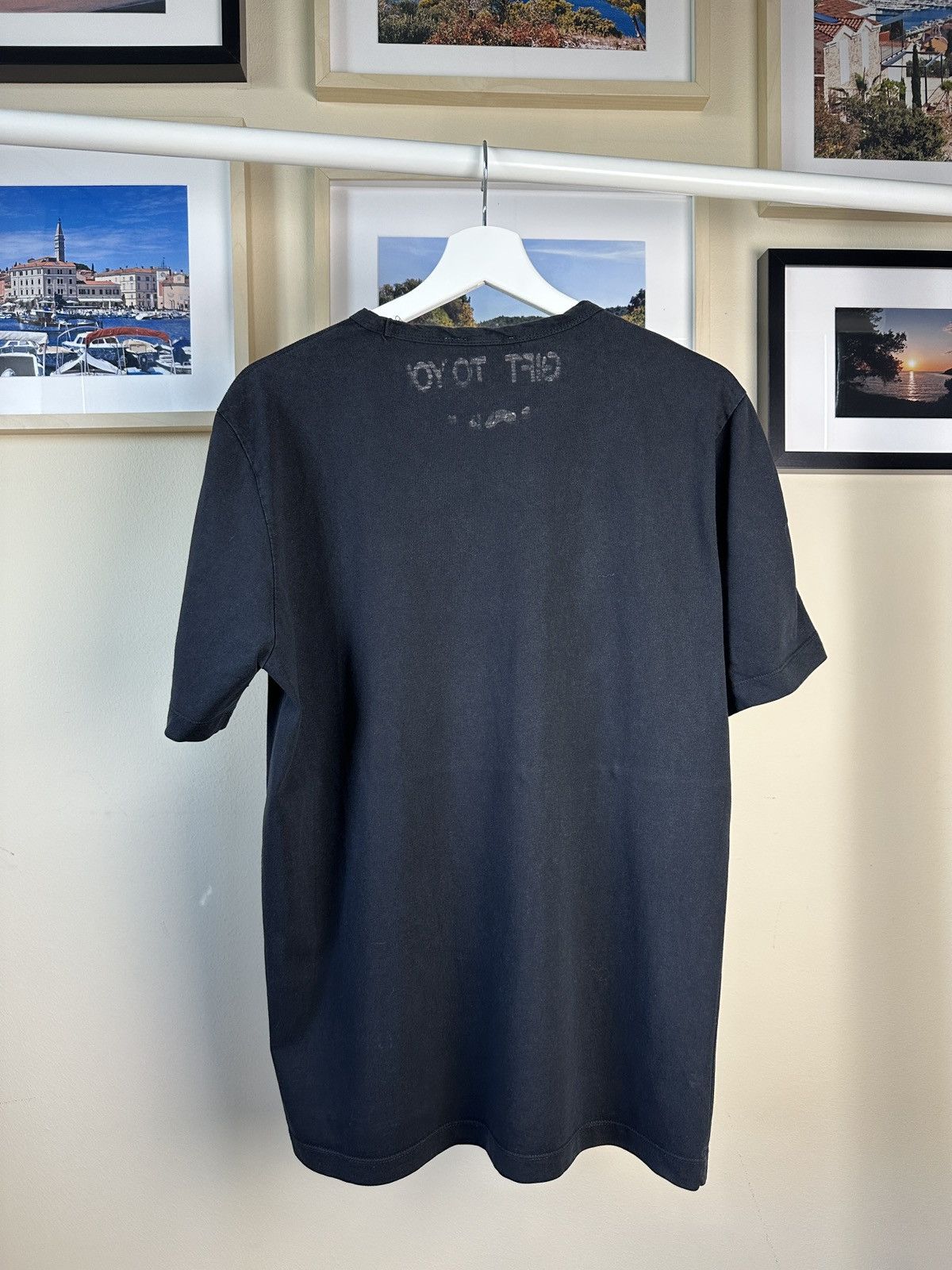 Versace Versace Classic All Over Text Print T-Shirt Black Size US L / EU 52-54 / 3 - 2 Thumbnail