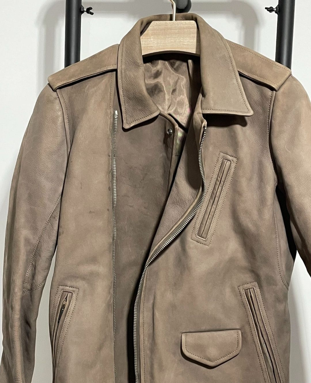 Rick Owens Rick Owens leather coat 3 Size US M / EU 48-50 / 2 - 6 Thumbnail