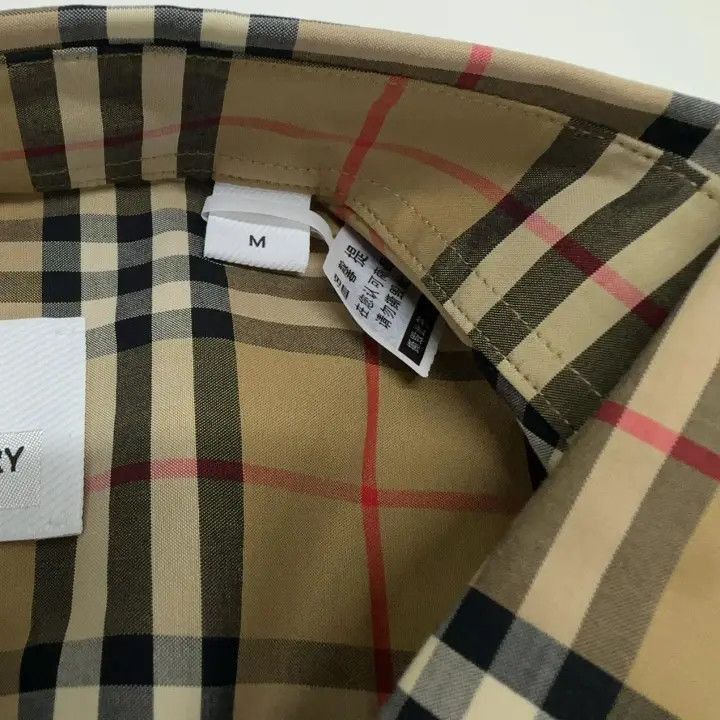 Burberry Burberry Burberry Short Sleeve Shirt in Khaki Check-2507 Size US M / EU 48-50 / 2 - 5 Thumbnail