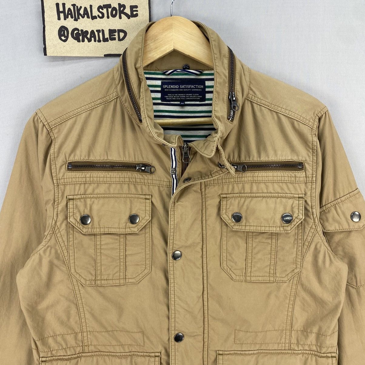 Vintage Vintage Y2k Splendid Satisfaction Tactical Multpocket Jacket Size US S / EU 44-46 / 1 - 7 Thumbnail
