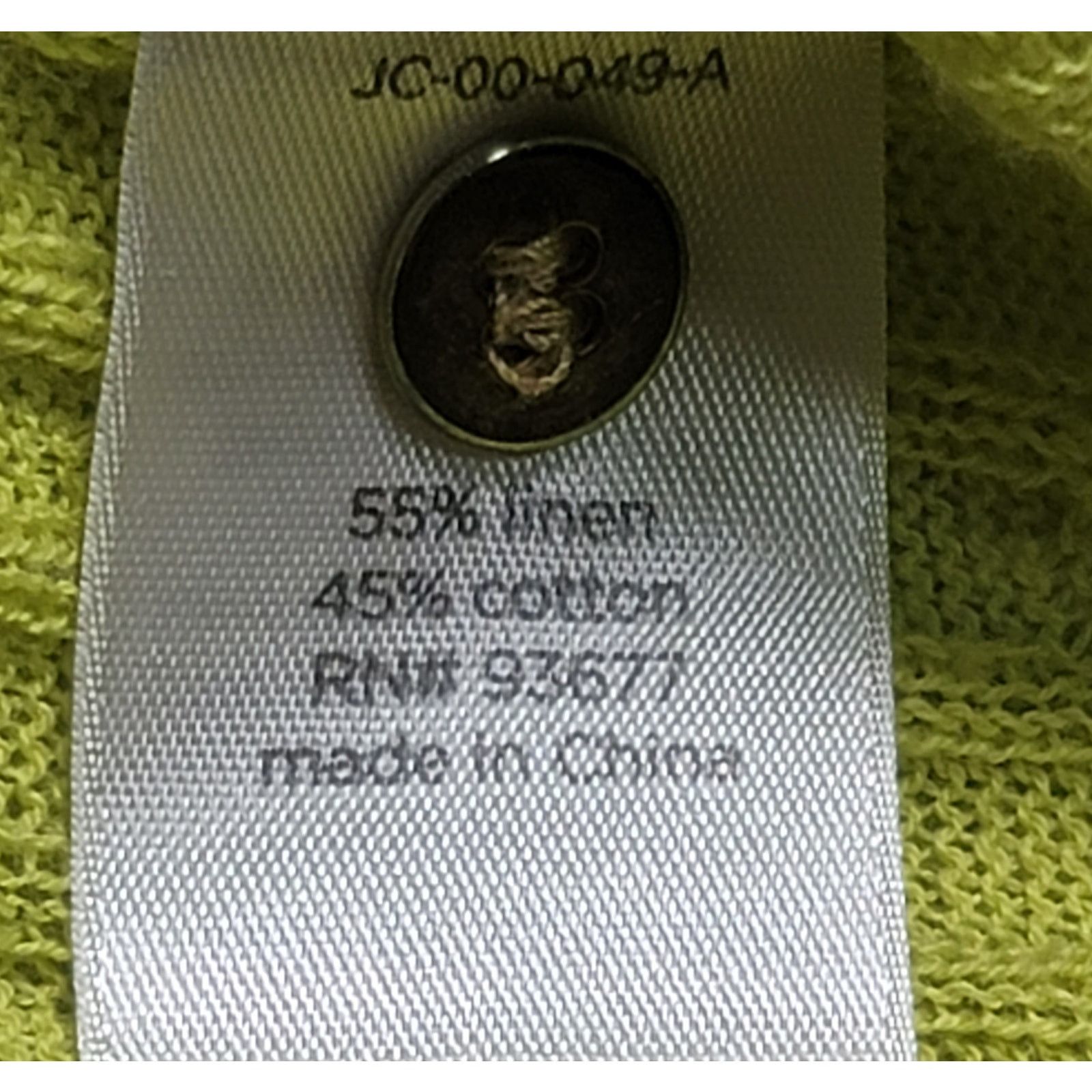 Other JCP Lime Green V Neck Button Up Cardigan Sweater Small Size S / US 4 / IT 40 - 4 Thumbnail