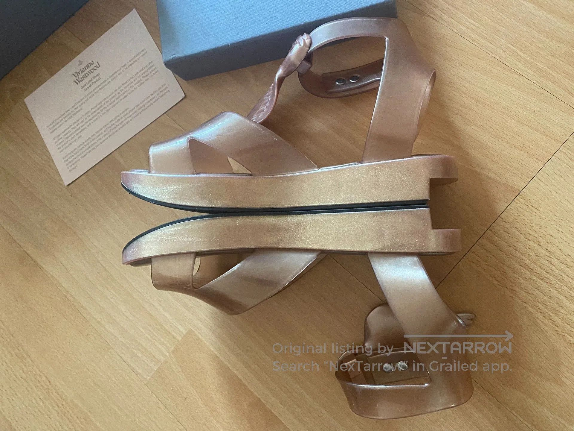 Vivienne Westwood Vivienne Westwood Gold Wing Sandals. Size US 6 / IT 36 - 4 Thumbnail