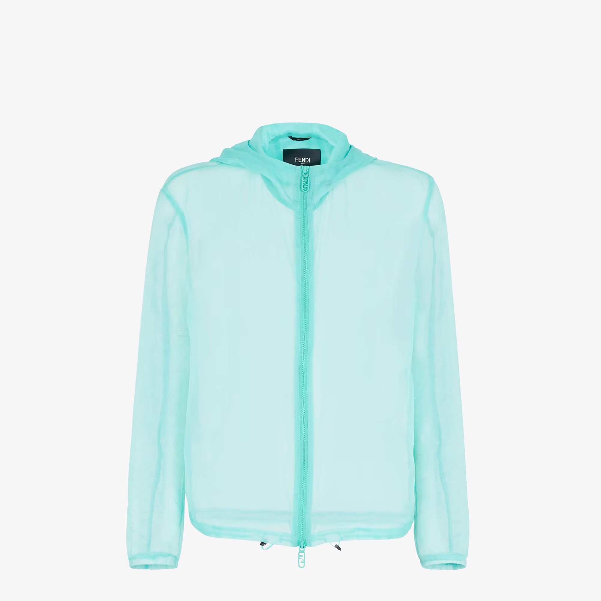 image of Fendi O1Loc1C0124 Blouson In Sky Blue, Men's (Size Large)