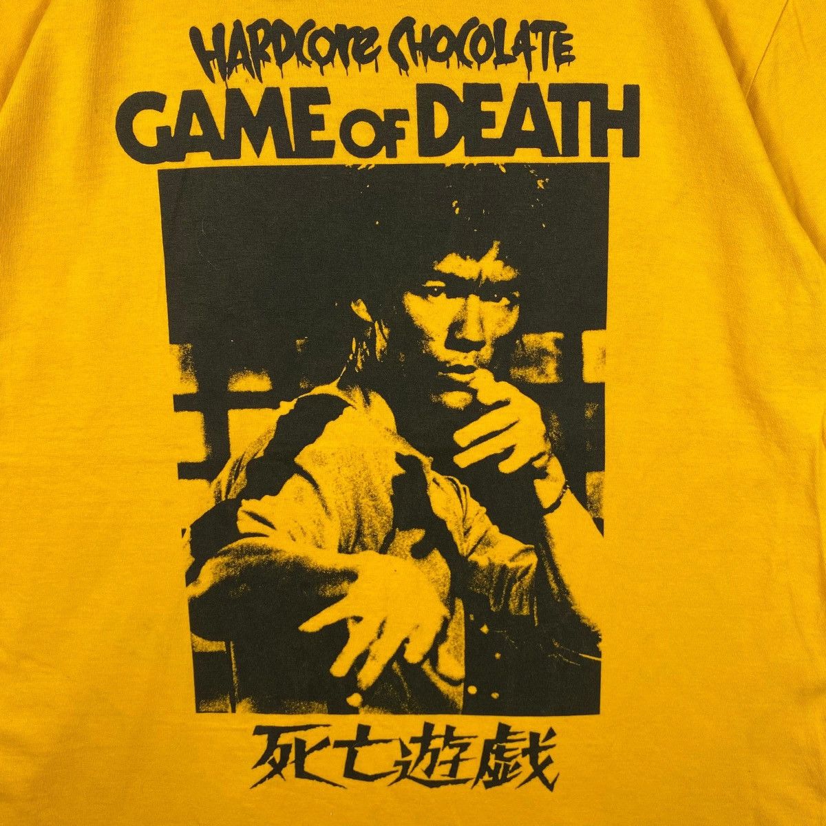 Japanese Brand Hardcore Chocolate GAME Of DEATH Bruce Lee Movie Graphic Tee Size US L / EU 52-54 / 3 - 2 Thumbnail