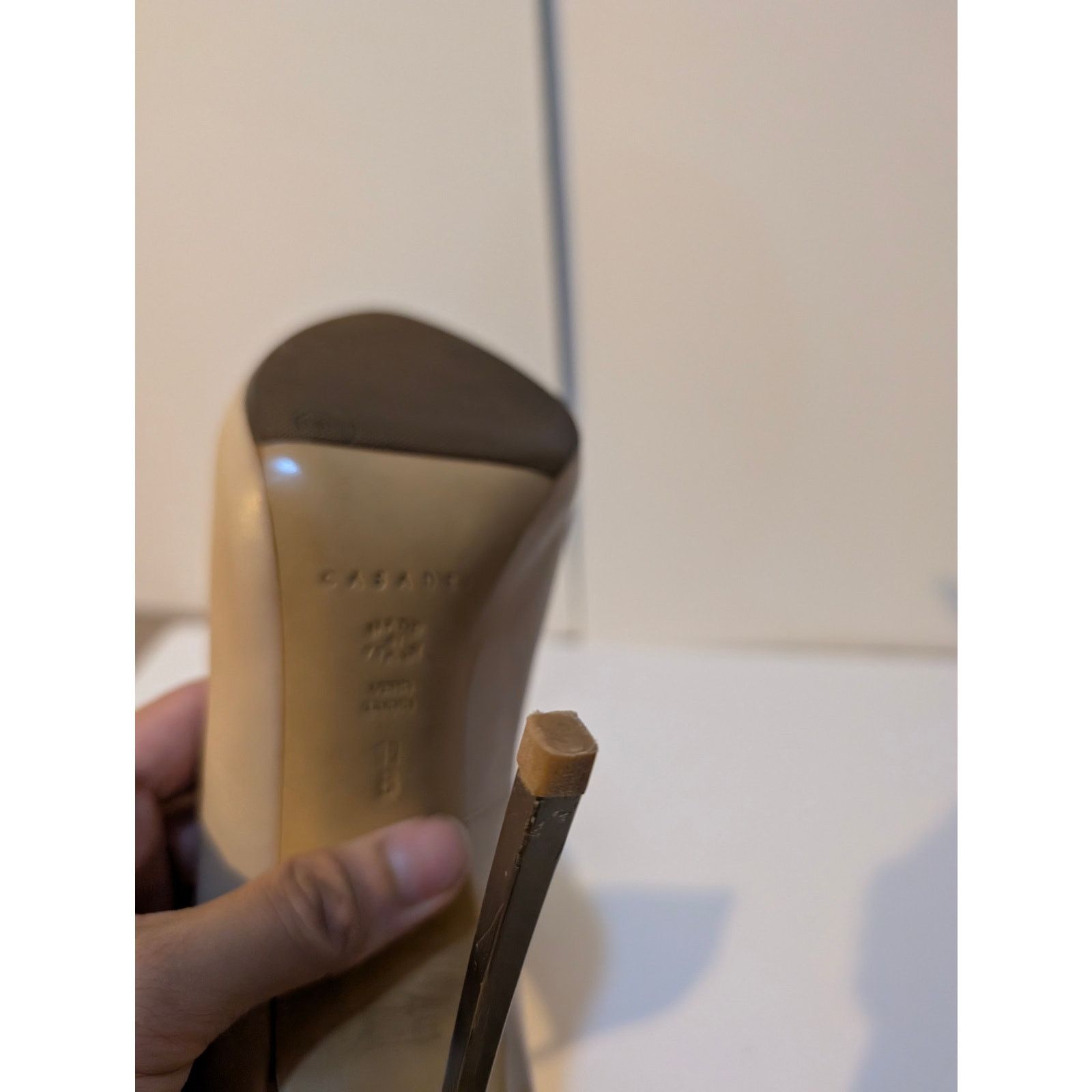 Casadei Casadei Blade Brown Tan Nude High Heels Size 11 Euro 41 Size US 11 / IT 41 - 10 Thumbnail