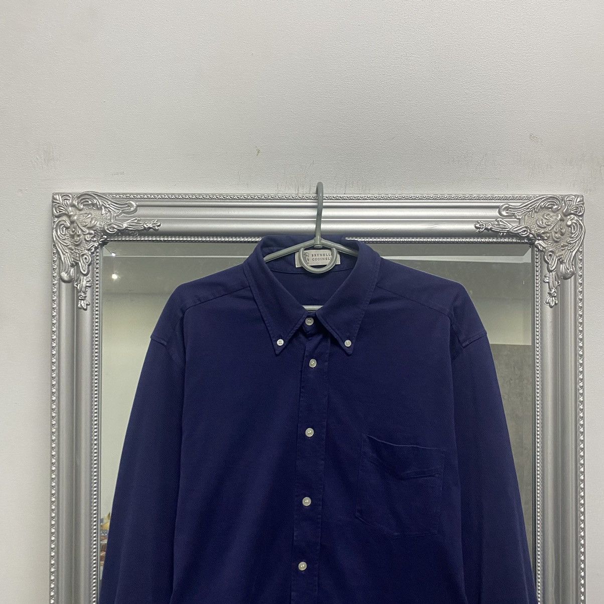 Brunello Cucinelli Brunello Cucinelli Button Up Shirt Size US L / EU 52-54 / 3 - 2 Thumbnail