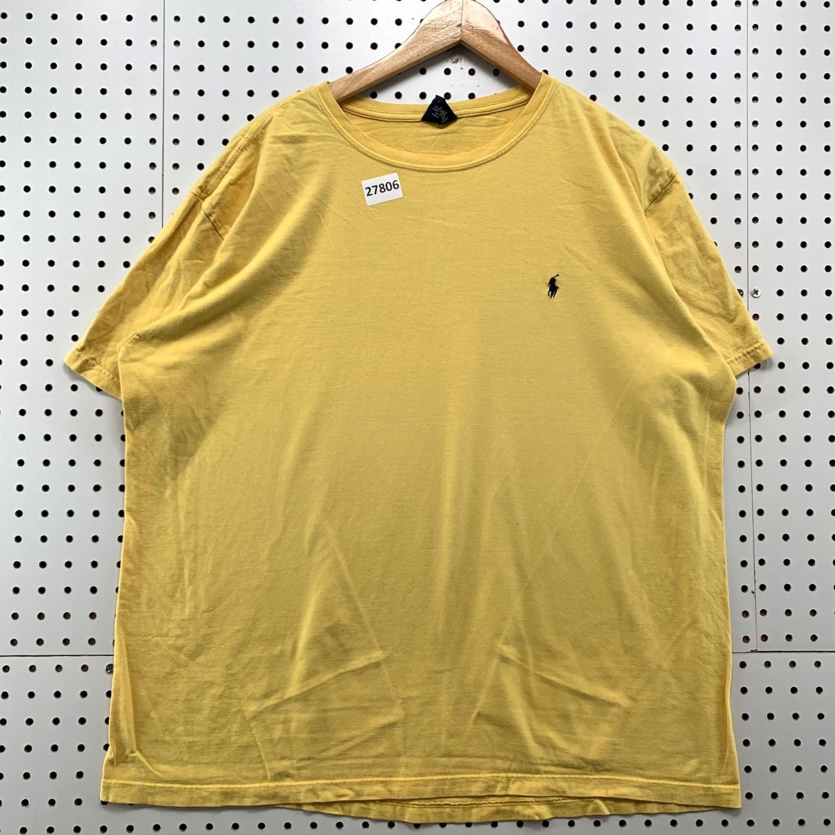 Polo Ralph Lauren VINTAGE Polo Ralph Lauren Shirt Yellow Black Pony Mens Large Short Sleeve Size US L / EU 52-54 / 3 - 2 Thumbnail