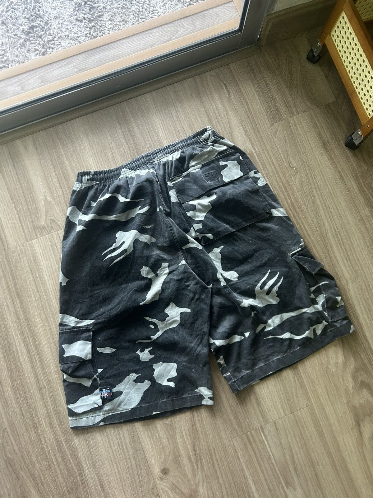 Stussy Vintage 90s Stussy Camouflage Baggy Cargo Shorts Size US 32 / EU 48 - 3 Thumbnail