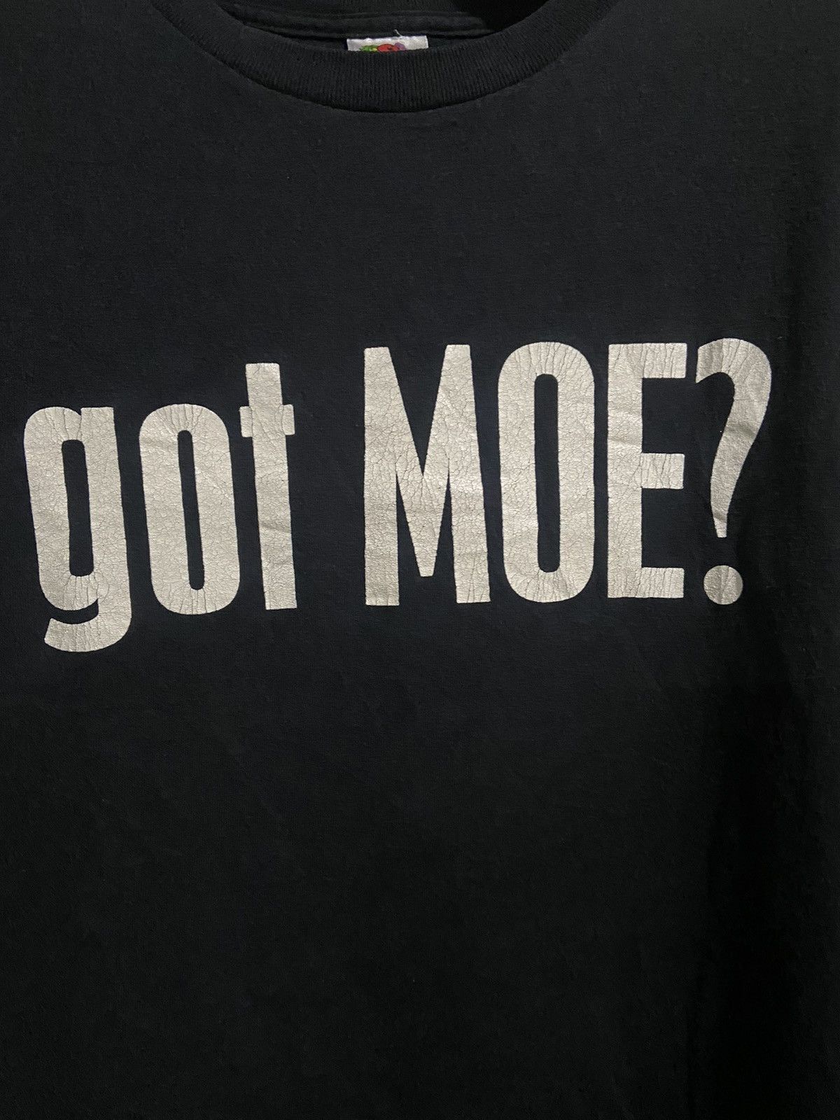 Vintage Vintage Got MOE? black t-shirt xl Size US XL / EU 56 / 4 - 2 Thumbnail