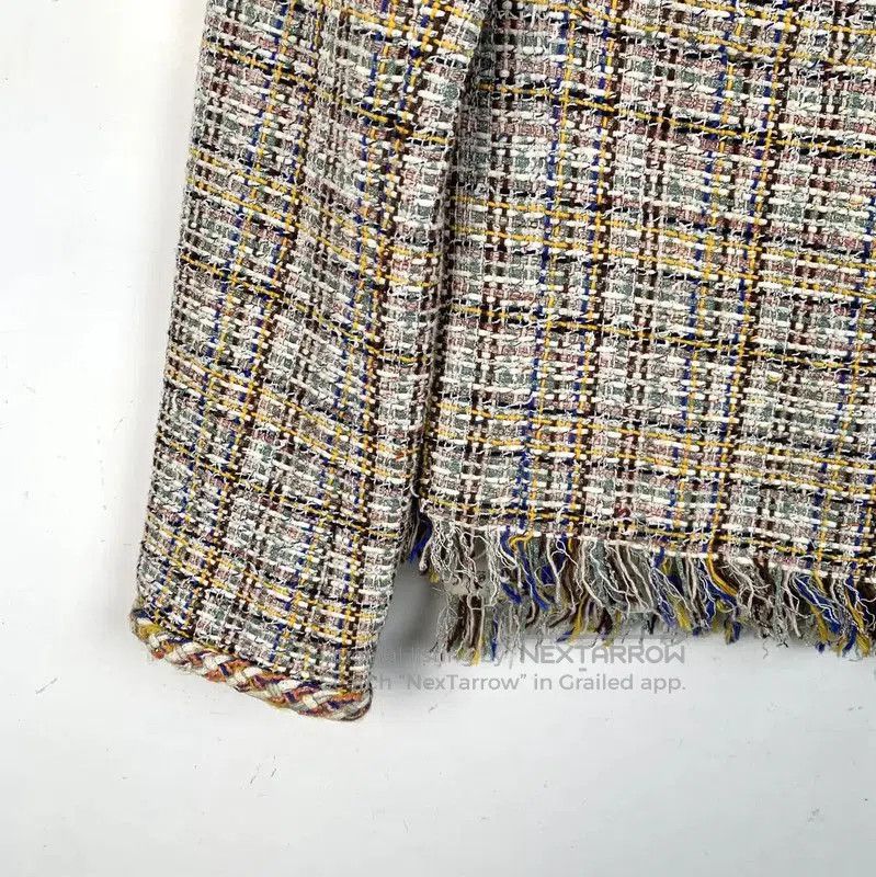 Chanel Chanel Color-block Cotton Women's Jacket . Size XXS / US 00 / IT 34 - 4 Thumbnail