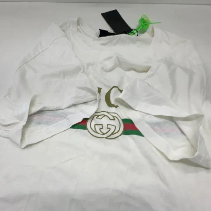 Gucci Gucci Gucci Oversized Logo Vintage Style T-Shirt -2506 Size US XL / EU 56 / 4 - 8 Thumbnail