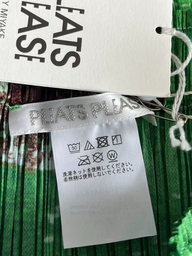 Issey Miyake Issey Miyake size:3 Green Midi Skirt Size 22" - 3 Thumbnail