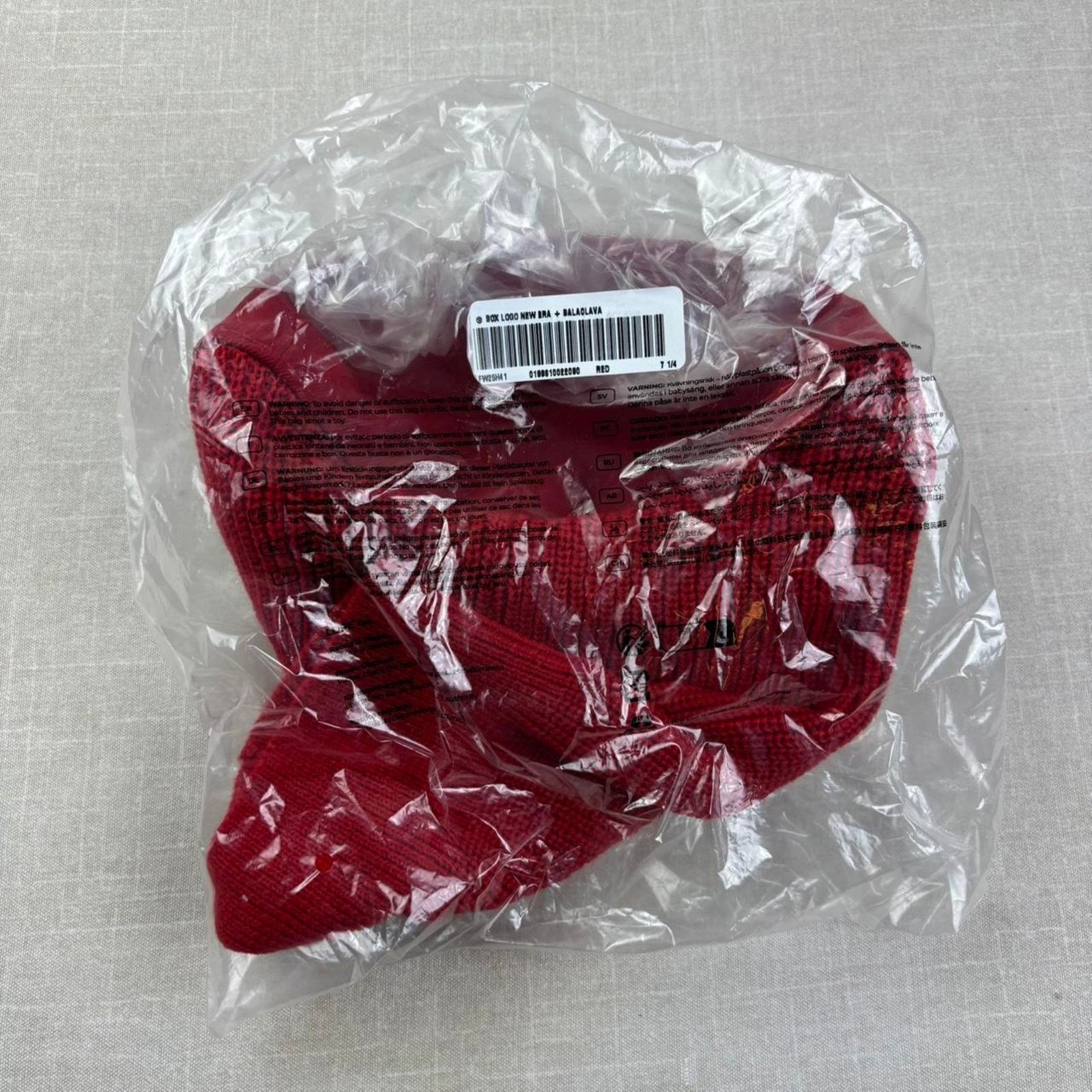 Supreme Supreme New Era Box Logo 59Fifty Balaclava Cap “Red” 7 1/4 Size ONE SIZE - 4 Thumbnail