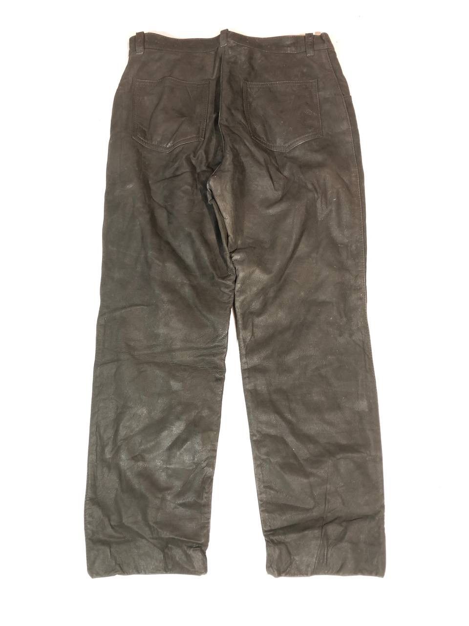Leather × Vintage Benany Leather Biker Pants Vintage Size US 30 / EU 46 - 6 Thumbnail