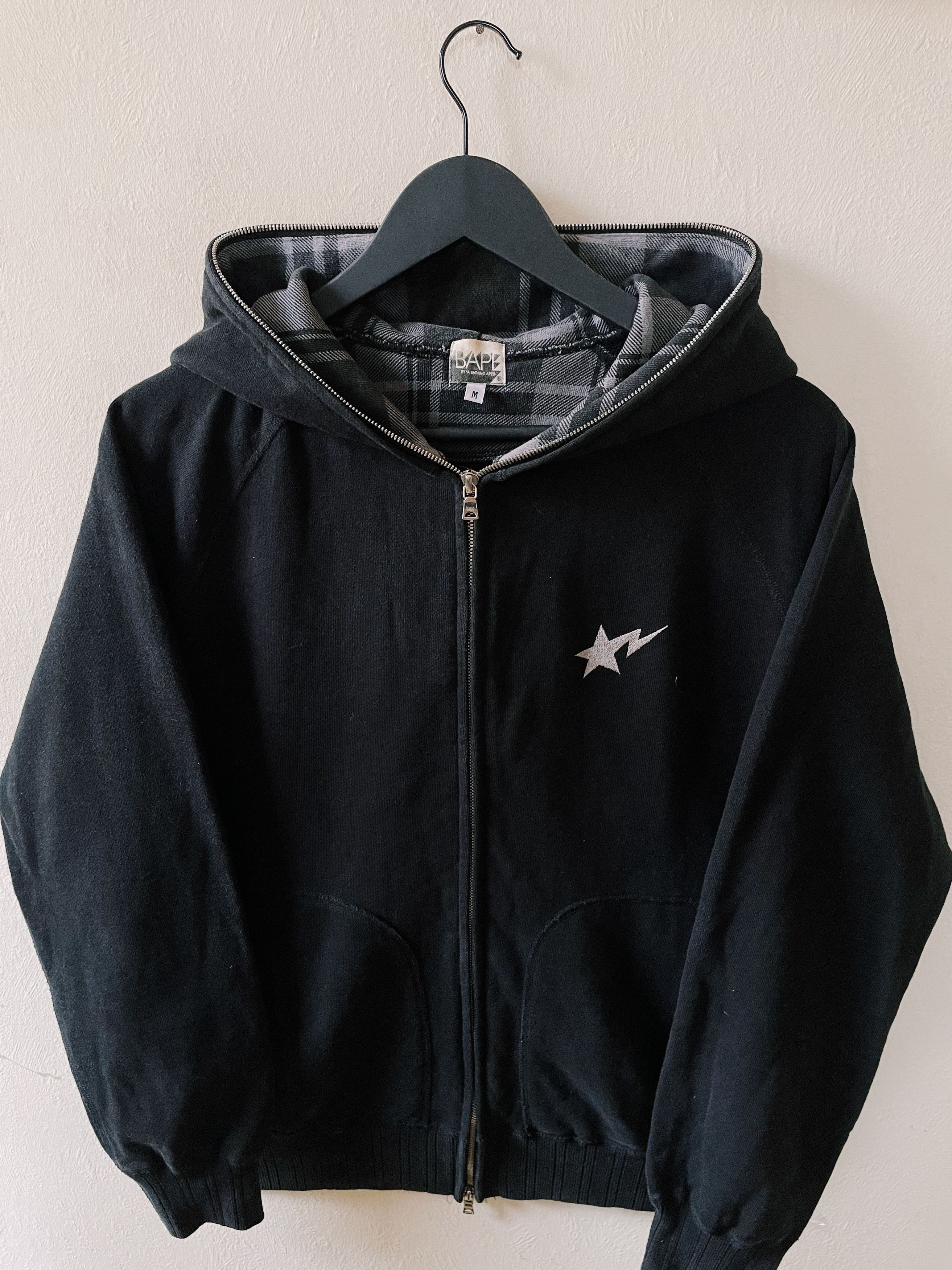 Bape × Kaws Bape x kaws chopping teeth vintage zip up hoodie