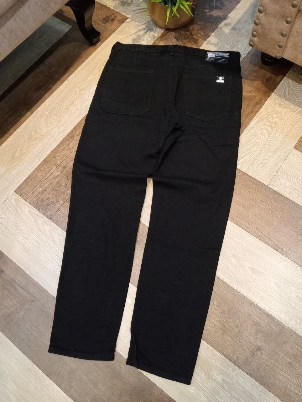 Maison MIHARA YASUHIRO GU MIHARAYASUHIRO GOOD INSPIRATION BLACK JEANS Size US 35 - 10 Thumbnail