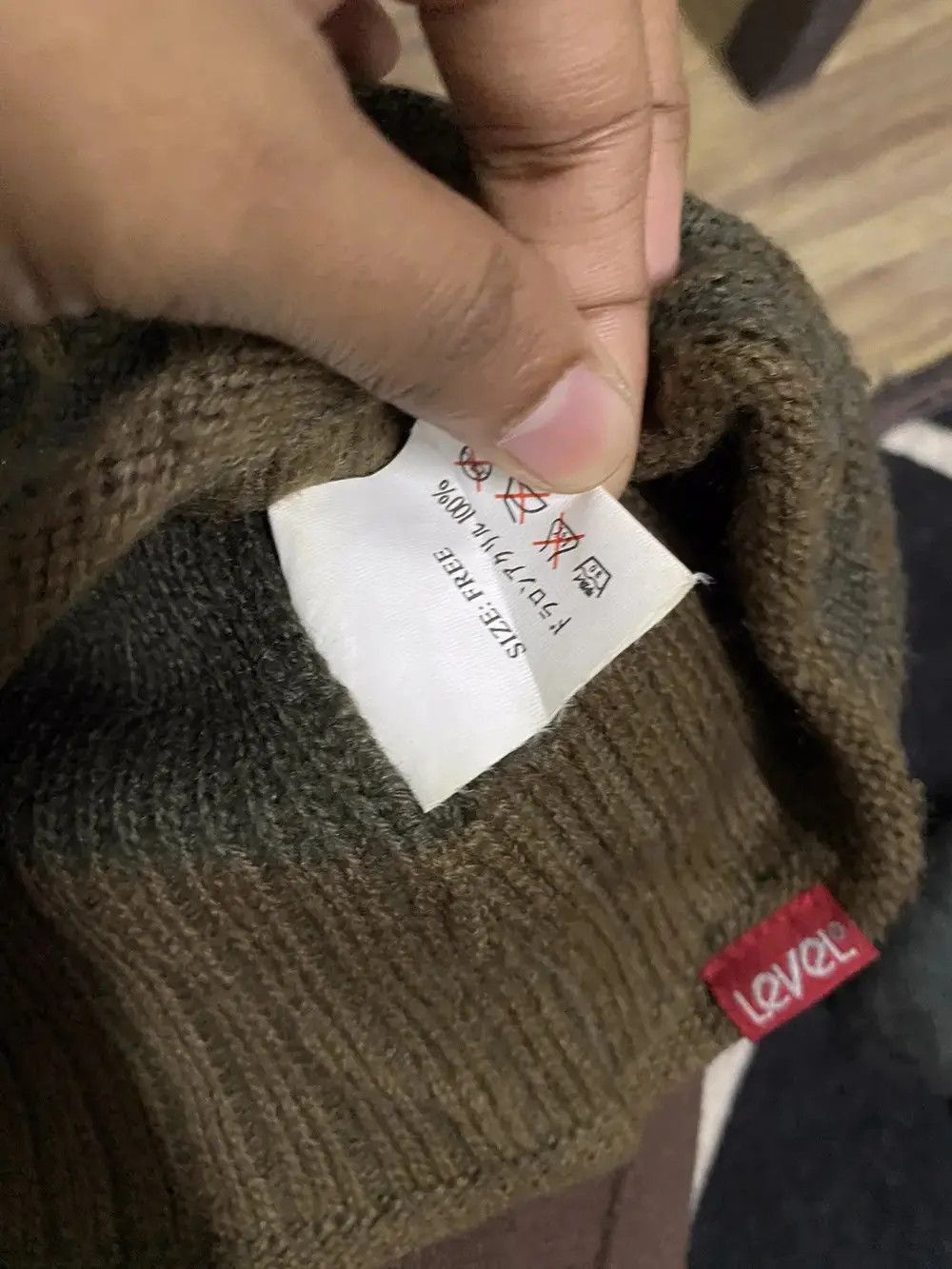 Japanese Brand × Kapital × Vintage Japanese Brand Level Beanie Hat Size ONE SIZE - 5 Thumbnail