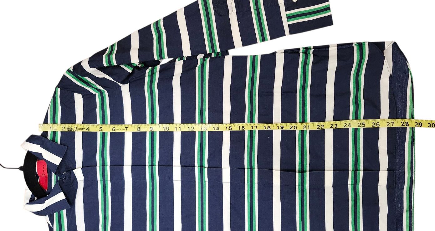 Carolina Herrera Carolina Herrera Striped Cotton Belted Shirt Dress Top 2 Size XS / US 0-2 / IT 36-38 - 10 Thumbnail