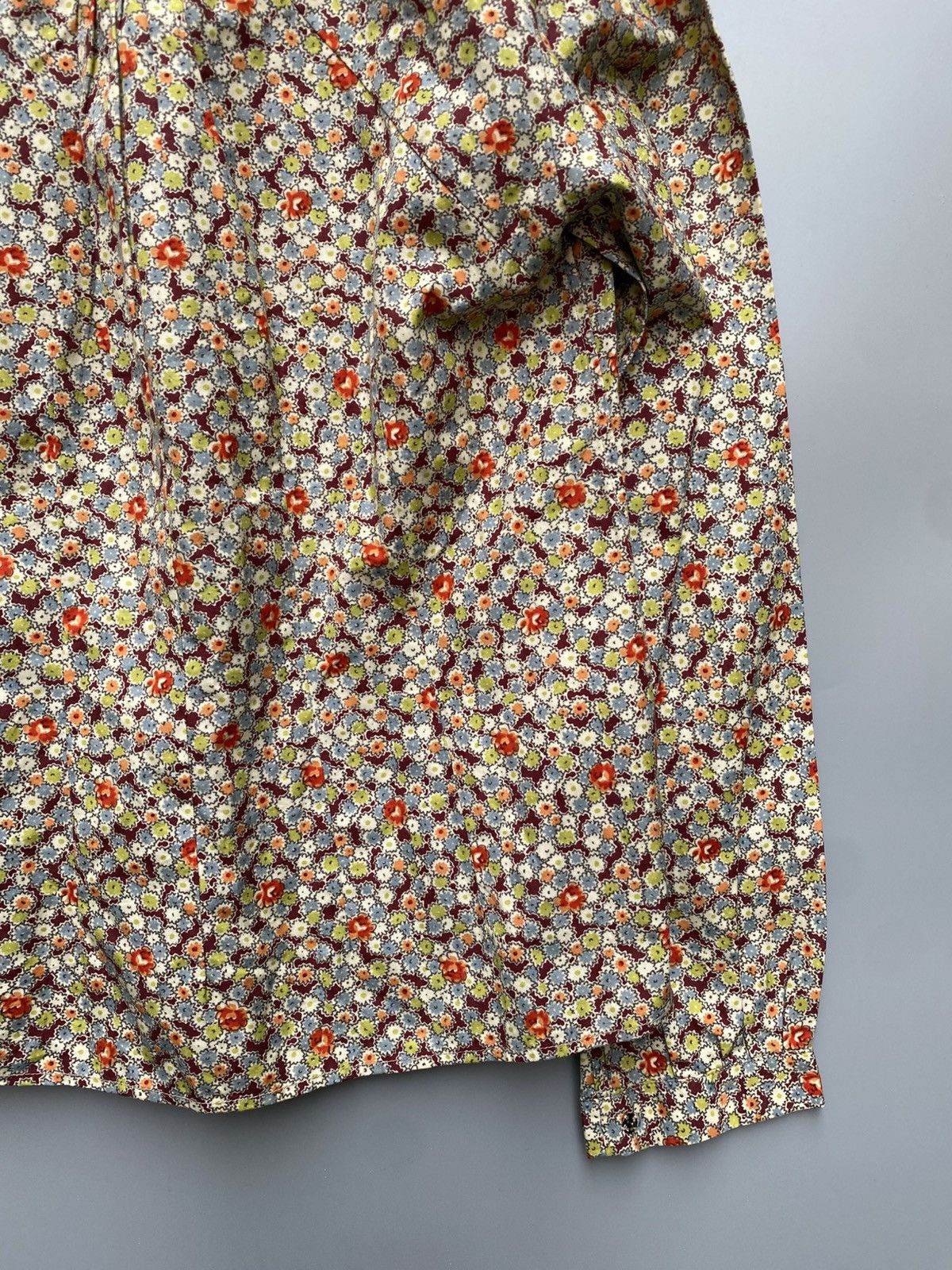 Junya Watanabe S/S 2001 -Junya Watanabe - CDG- AOP Floral Print Blouse Size S / US 4 / IT 40 - 8 Thumbnail