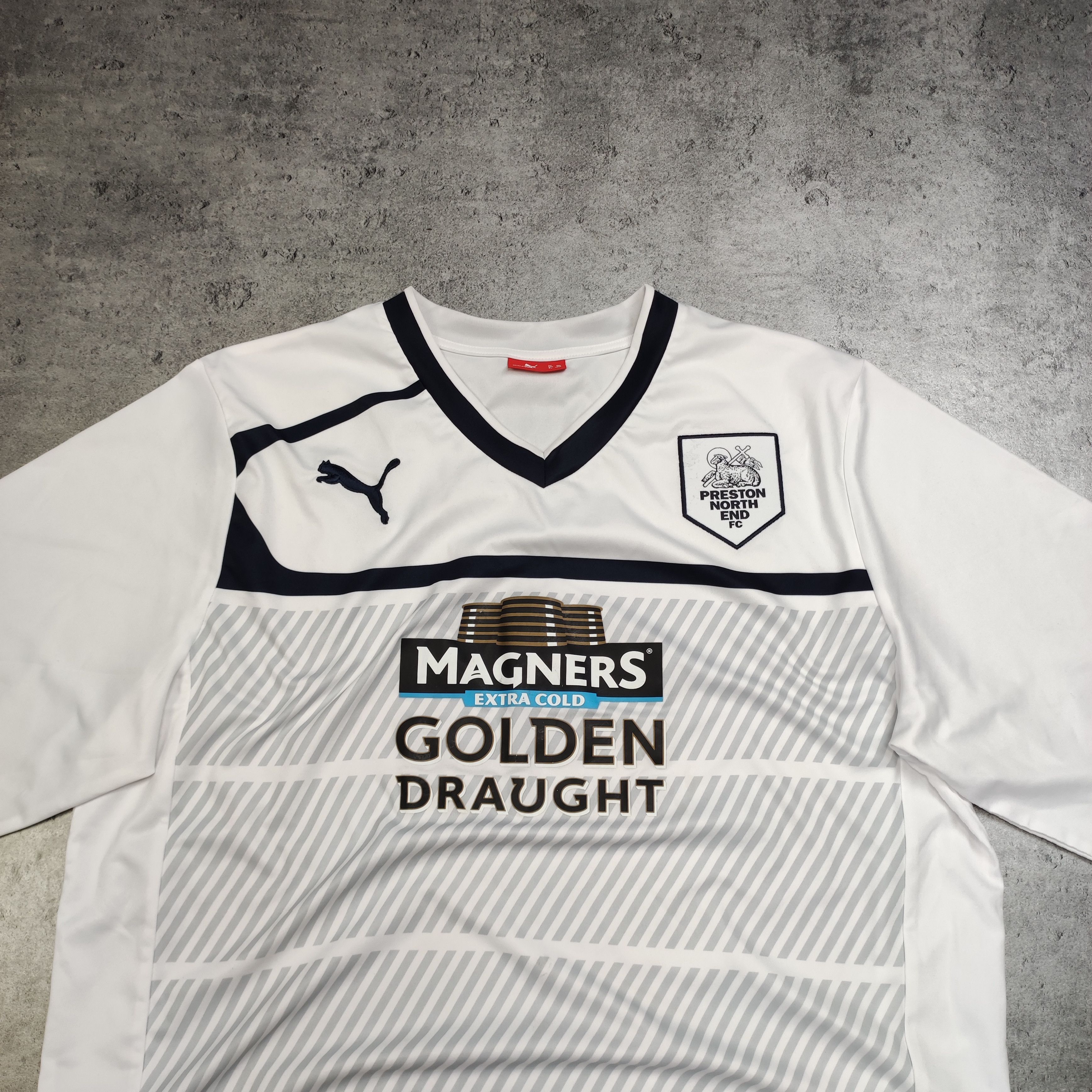 Puma RARE Football Soccer Puma x Preston North End FC Home Jersey Size US XXL / EU 58 / 5 - 3 Thumbnail