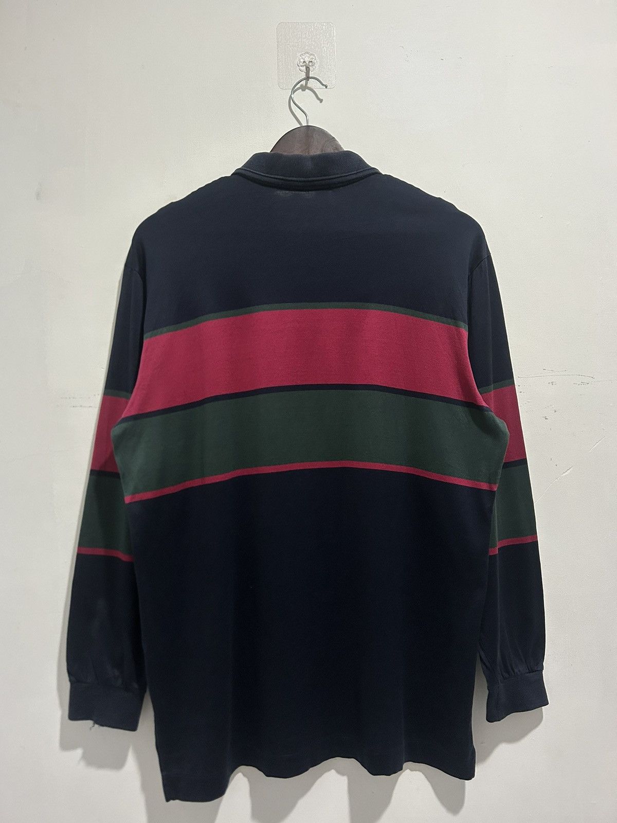 Burberry 1990s Burberrys Yacht Club Striped Shirt Size US M / EU 48-50 / 2 - 2 Thumbnail