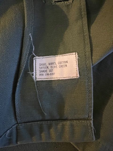 Other US Military issued ARMY custom studded button shirt details Size US M / EU 48-50 / 2 - 9 Thumbnail
