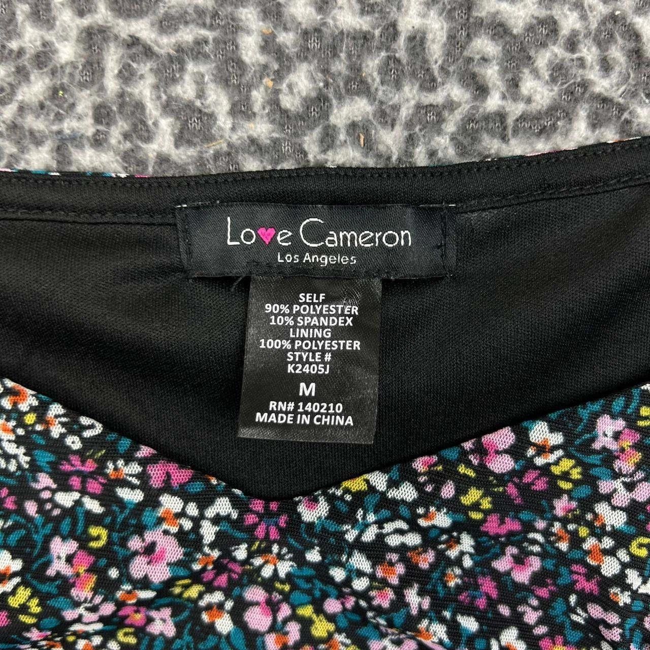 Other Love Cameron Dress Women M Black Floral Print Bodycon Size M / US 6-8 / IT 42-44 - 6 Thumbnail